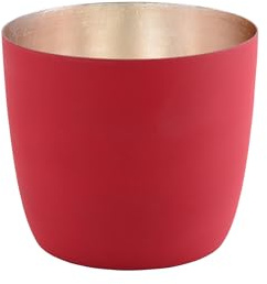 Gift Company Teelichthalter Madras M rot matt/nudegold