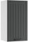 Vicco Hängeschrank Fame-Line, hängender Küchenschrank, Anthrazit/Weiß, 40 cm