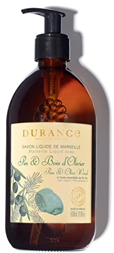 Durance - Les Essentielles Marseiller Flüssigseife, 500 ml, Kiefer und Olivenholz