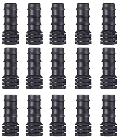 UCLEVER 50Pezzi Tappo terminale per irrigazione a goccia per 16mm 17mm Tubo di Acqua Tubo da Giardino