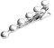 Krawattennadel Silber mit Gravur, Krawattennadel für Herren Edelstahl Sechs Runde Krawattenklammer Tie Clip 6.2CM Schmuck Geschenke