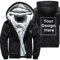 ALRRGPB Individuelle Hoodies für Herren entwerfen Sie Ihr eigenes Bild, personalisiertes Sweatshirt mit durchgehendem Reißverschluss