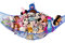 Lilly's Love Teddy Hammock - Toy Storage for Soft Stuffed Animals - (Blue)