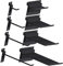 Swpeet 32Pcs 4 Größen 2 4 6 8 Heavy Duty Slatwall Haken Sortiment Kit, Slatwall Zubehör Slatwall Panel Haken Garage Organisation Slatwall Wand Haken Pegboard Gridwall Haken Anzeige