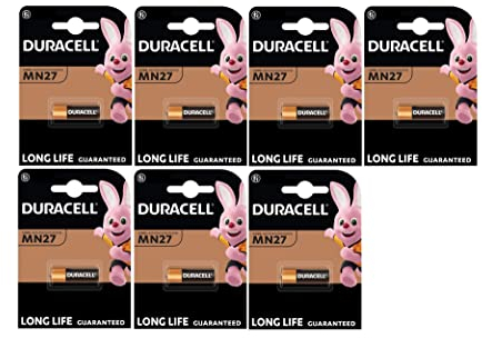 7X Duracell MN27 27A A27 8LR732 (7 Blister Da 1 Batteria) 7 pile