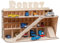 TOYBOX Sustainable Wooden Toy Car Garage Set With Custom Name, Toys For Kids 3 years +