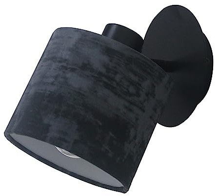 REV Wandlampe im Vintage-Look, 1x E27 Fassung, schwenkbar, schwarz | Deckenleuchte ideal für Wohnzimmer, Schlafzimmer & Büro