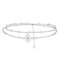 Hifeeled Stern Armband Damen 925 Sterling Silber Ruder Anhänger für Frauen Original Schmuck Geschenk Ehefrau Tochter - Verstellbarer [16+4cm]