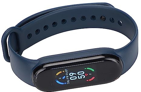 Pulsera Inteligente Resistente Al Agua con Contador de Pasos, Monitor de Frecuencia Cardíaca y Sueño, Seguimiento de Actividad Durante Todo el Día, Enchufe USB Integrado, Tiempo