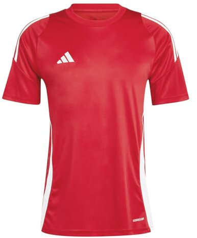 adidas Herren TIRO24 JSY Sportoberteile, Team Power Red 2 / White, M