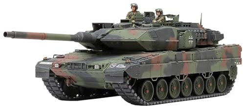 TAMIYA 35387 1:35 KPz Leopard 2 A7V - Modellbau, Plastik Bausatz, Hobby, Basteln, Kleben, Modellbausatz, Modell, Zusammenbauen