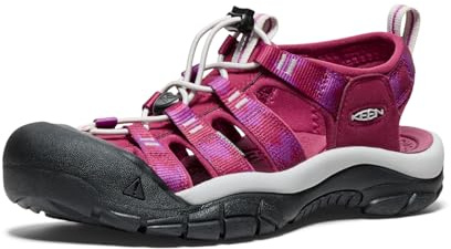 KEEN Women's Newport H2 Closed Toe Water Sandals, Beaujolais/Star White, 6