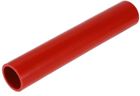 X AUTOHAUX 1 tuyau de refroidissement universel en silicone rouge de 45 mm ID 300 mm de longueur 0 degrés pour voiture