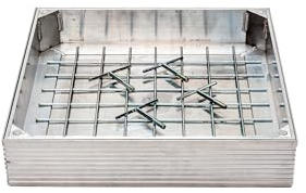 Vandix Schachtabdeckungen ALU 80x80x10cm