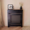 Jack Stonehouse Radiator Cover with Storage Drawer | Traditional Sturdy MDF Wooden Radiator Heater Grill Cabinet Covers For Living Room Bedroom Hallway Furniture (Diamond Slat - Black, Small)