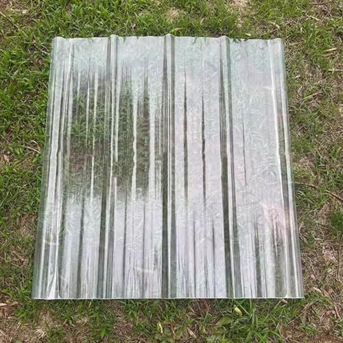 Bitumenwellplatten,Wärmeisolierung Dachplatten,1,5mm Dachbleche,Profilplatten Trapez,Dachmaterial,FRP-Tageslichtplatten,für das Ersetzen auf Carport Vordach Gewächshaus (0.9x0.95m/35x37in,13 Pcs)