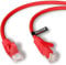 rhinocables CAT 6 High-Speed Gigabit Ethernet Cable - Patch Network Lead for LAN| Snagless UTP With LSZH Jacket | RJ45 Connector - Internet, Router, Modem, Smart TV, PC & More (1m, Red, Pack of 50)