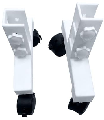 Möbelräder – Möbelradbefestigung, Radstützhalterung | 360° Universalhalterung, Lenkrollen für einfache Bewegung, 2 Füße für Infrarotheizungen, geeignet für freistehende Elektroheizungen