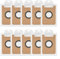 Puupaa Lot de 10 sacs d'aspirateur de rechange pour Ultenic pour T10 et ELite Robot Aspirateur, grande capacité