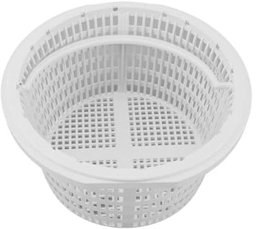 Generisch Cesta de skimmer de 19 cm para piscina con asa, cesta de repuesto para skimmer estándar I Poo-l prefiltro I colador de piscina de 19 cm de diámetro I para una fácil extracción I resistente