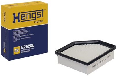 HENGST - Luftfilter E2528L - Luft-Filtereinsatz für KFZ | Hochwertiger Motorluftfilter für Otto- oder Dieselmotor - Schutz für Motoren - Wasserbeständig