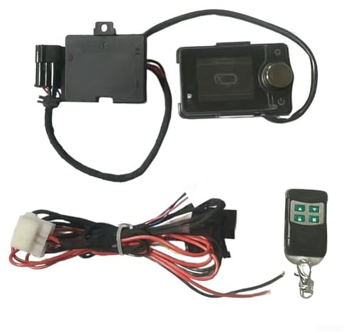 Yuanpgky Diesel Standheizung Controller LCD Schalter mit Bluetooth-Steuerung und Fernbedienung, kompatibel mit 12V/24V 5kW-8kW Luftheizungen