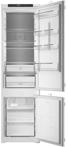 Hotpoint HPK2 5322 B4UK Wifi Connected 194cm 70/30 Integrated Frost Free Fridge Freezer with Sliding Door Hinge - White - E Rated