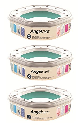 Angelcare recharges octogonales Dress Up pour Poubelle à Couches Pack au choix (Lot de 3)