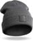 Grin&Bear Unisex Streetwear Mütze Beanie Feinstrick anthrazit M65