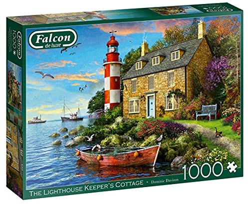 Jumbo, Falcon de luxe - The Lighthouse Keeper's Cottage, Jigsaw Puzzles for Adults, 1,000 piece
