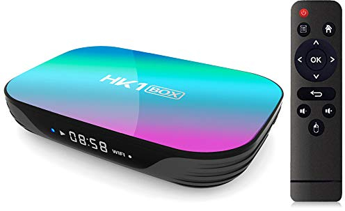 Sofobod HK1 BOX TV Box Android 9.0, 4GB RAM 64GB ROM, S905X3 Quad Core 64bit Cortex-A55, GPU G31 MP2, 2.4G/5G dual WiFi BT4.0 H.265 Decoding LAN 1000 RJ-45, HD 8K Smart TV Box