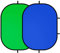 Selens Fondo verde azul fotografía pantalla verde cromakey 150 x 200 cm fondos de fotografía plegable pop-up muselina self Tape background para retratos estudio YouTube video streaming en vivo