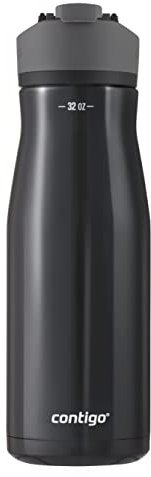 In-Ear Ohrhörer Contigo AUTOSEAL Wasserflasche mit Drachenfrucht-Deckel, 900 ml”