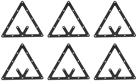 Wosune Billard Position Aufkleber, Billardtisch Dreieck Billard Auftaktaufkleber, Billardtisch Aufkleber Punkt Pool Hinweise für Billardtisch für Billardtisch Marker Match Sport