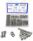 Rshuhx 150PCS M5 Bullone e Dadi Viti a Testa Bombata a Croce Phillips Vite e Dado Acciaio Inox 304 Pan a Croce Bullone Meccanico Set di Assortimenti Per Riparare il Fissaggio Fai Da
