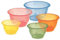 COPPETTE DI PLASTICA PER GELATO - CONFEZIONE DA 50 PEZZI - VARIE MISURE E COLORI (GIALLO, 100CC)