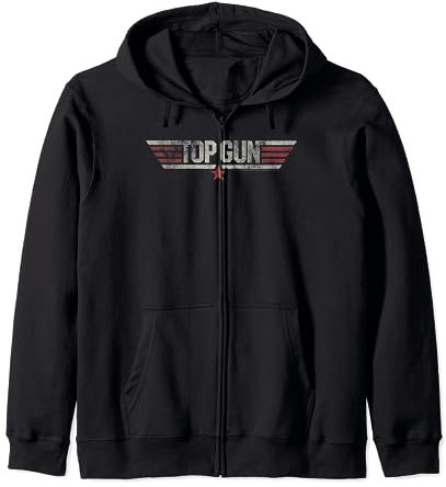 Top Gun Classic Logo Felpa con Cappuccio