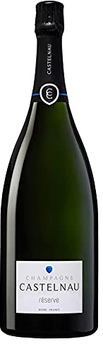 CASTELNAU Champagne Brut Réserve Magnum - Vino bianco champagne - Bottiglia 1,5 Lt