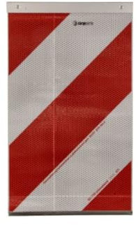 Warntafel mit Halterung, Ladebordwand Links