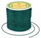 Craftdady 100yards 0.8mm Nylon Cord Braided Beading Thread Chinese Knotting Macrame Rope Cord String for DIY Bracelet Necklace Jewelry Making, Dark Green