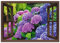 ARTland Wanddeko Wandbild Alu Verbundplatte für Innen & Outdoor Bild 100x70 cm Landschaften Fensterblick T5QA