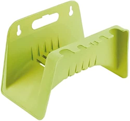 Amig - Supporto per Tubi a Parete | 260 × 150 mm | Per Raccogliere Tubi Fino a 10 Metri | Ideale su Pareti, Cancelli o Recinzioni | Adatto per Mattoni o Legno | Polipropilene | Verde Pistacchio
