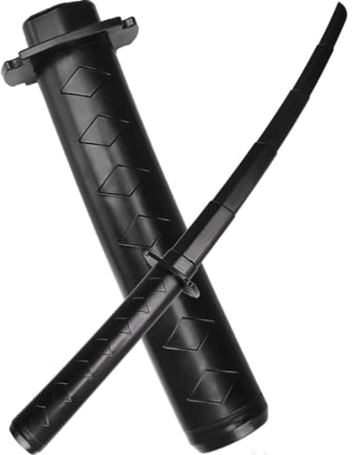 BLOOOK Fidget Toy Samurai Schwerter Spielzeug,Katana Sword Toy Anime Anxiety Toys,Plastik Hergestellt,3D Printed Samurai Sword Toy,Anti Stress Figit Spielzeug für Erwachsene Kinder (Schwarz)