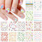 Little Girl Nail Stickers, 20 Sheets Self-Adhesive Nail Decal Strawberry Nail Art Decoration Design Supplies for Kids