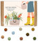 Blossombs Samenbomben Geschenkbox Small - Danke Lehrerin, Tagesmutter Blumensamen Geschenk Kindergarten Saatbomben als Dankeschön Geschenke Blumenstrauß Saatkugeln - 7 Blumenmurmeln