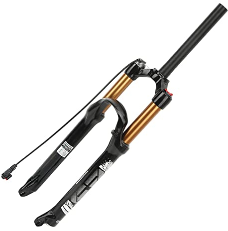 POENVFPO Forcella Anteriore per Mountain Bike Forcella Pneumatica per Sospensione Bici Forcella Ammortizzata per Bici da 26 Pollici, Forcella Pneumatica per Sospensione Stabile per Bici
