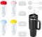 VITEVER Stanley Cup-Zubehörset, enthalt 6 auslaufsichere Silikonstopfen, 4 Stück Pilzstrohdeckel fuir Stanley Cup 2.0 40oz/30oz Becher,Cups nichtenthalten