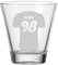LUXENTU Trinkglas mit Gravur, 215 ml, Wasserglas Kinderglas mit Fußball-Motiv, Name & Nummer personalisieren, Spülmaschinengeeignet, Trikot