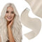 Easyouth Tape in Extensions Echthaar 60 cm Blond Extensions Echthaar Tape Platinblond Tape in Haarverlängerungen Echthaar Extensions Unsichtbar #1000 50g 20pcs