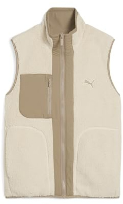 PUMA Unisex Reversible Hybrid Sherpa Vest Übergangsjacken (1er Pack)